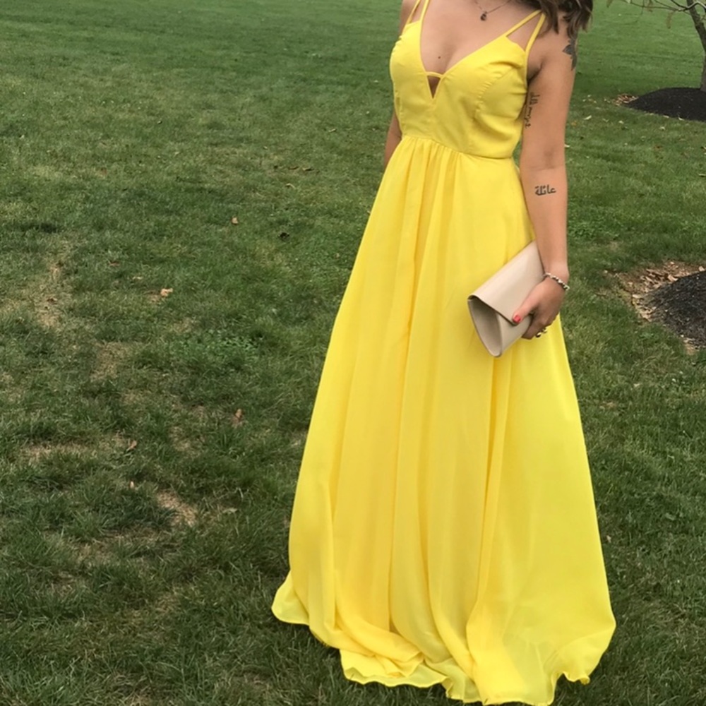 Yellow Long Dress